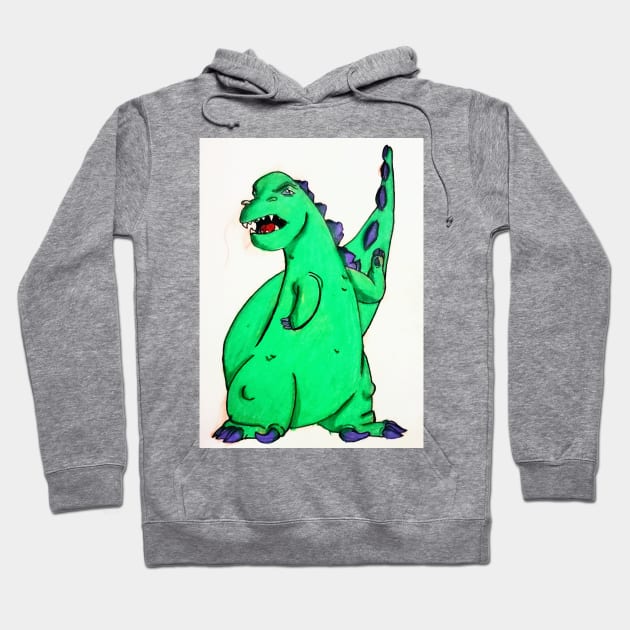 God Dino Hoodie by CutesyKreepy